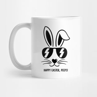 Happy Easter, Peeps. Cool Bunny Easter Design Mug